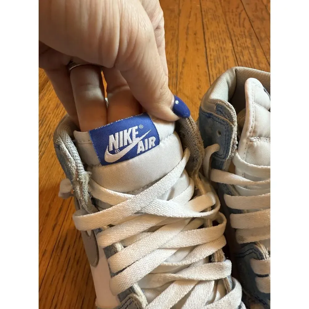 Nike Air Jordan 1 Shoes Youth Size 7Y Hyper Royal Retro High OG 575441-402
